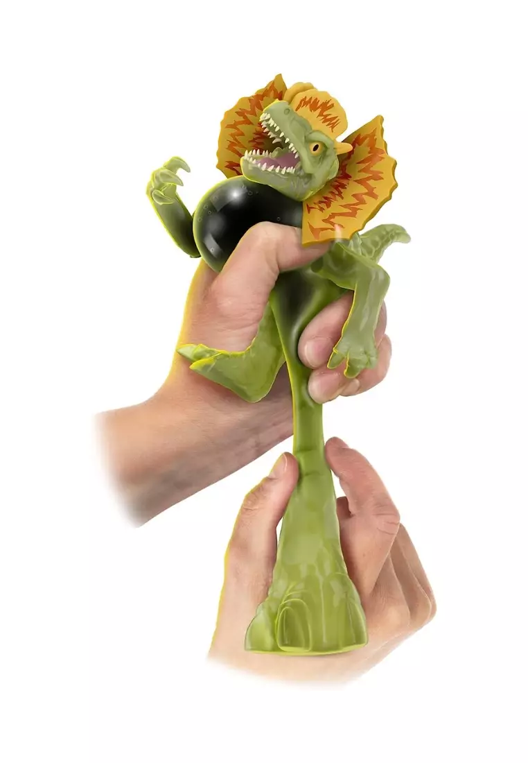 Heroes of Goo Jit Zu Jurassic World Hero Pack, Dilophosaurus, More Than 4" Long