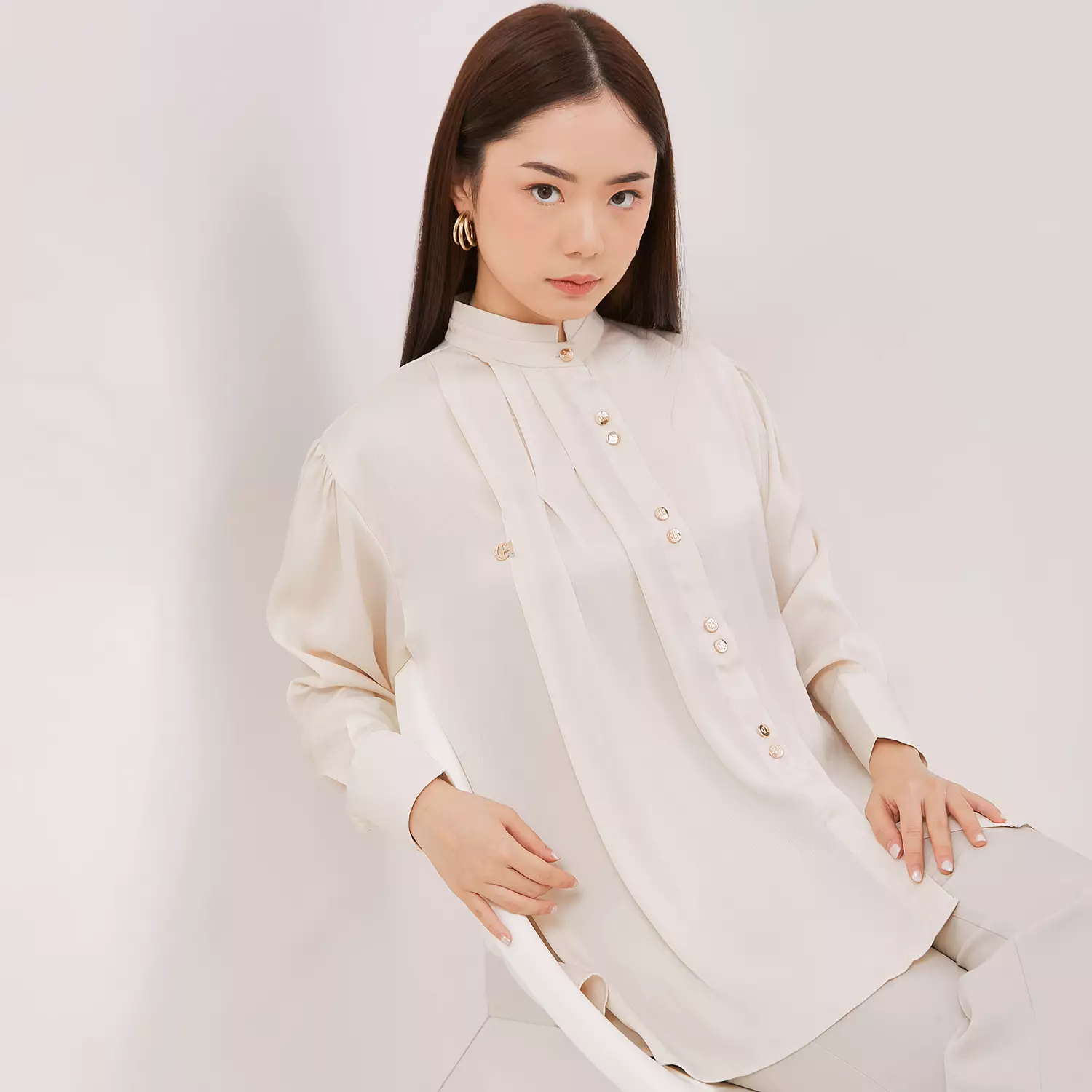 Chanté - Gilma Shirt in Ivory