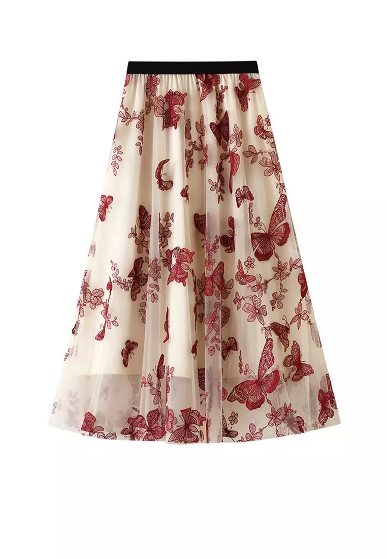 summer lace maxi skirts