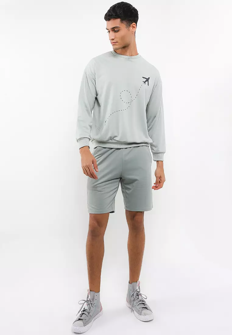 Sweater Lengan Panjang Long Sleeve Print