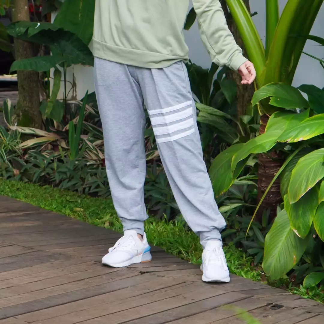 Reza Sporty Set - Setelan Training Olahraga [Mint- Abuabu]