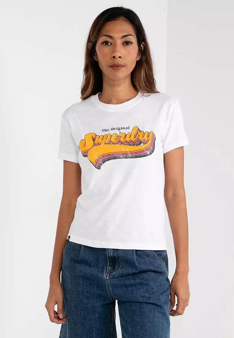 Buy Superdry Vintage Rainbow 90s Tee 2024 Online 