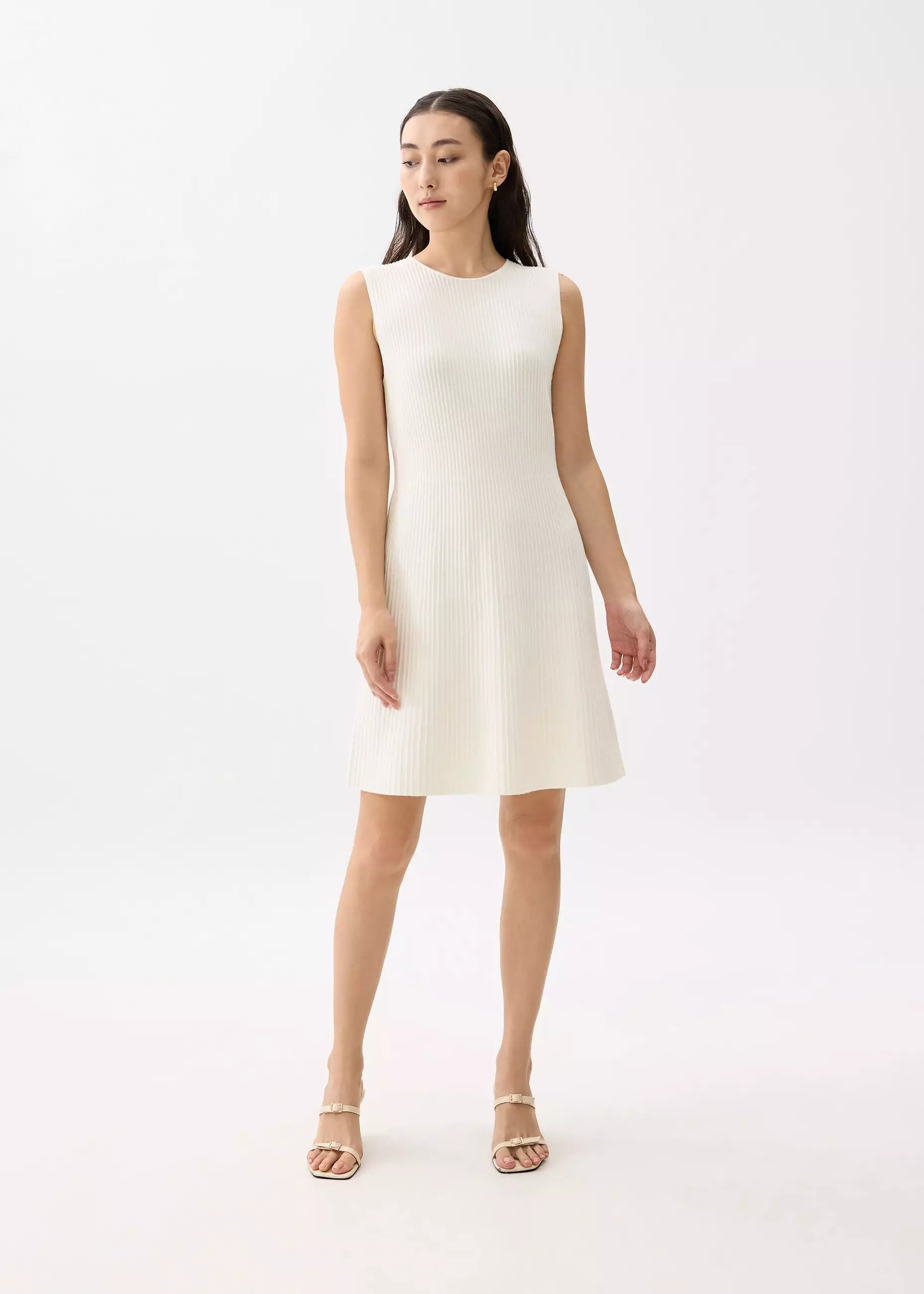 Dress Wanita - Kamil Contour Knit Fit & Flare Mini Dress