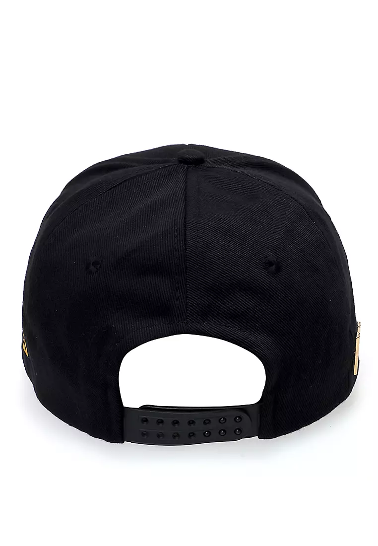Gemp Cap Snapback Unisex Motif Hand Hope Resizable Strap Material Rafel ORIGINAL - Black