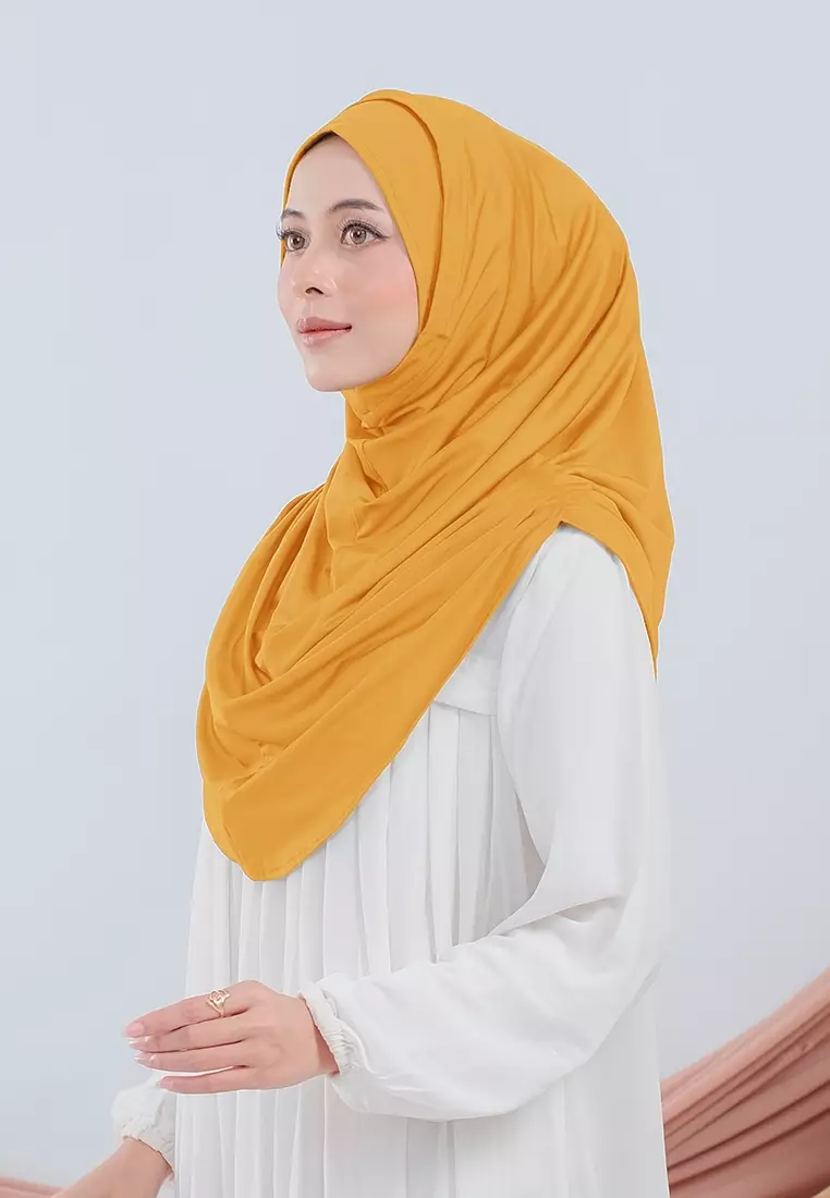 HIJAB INSTAN VALEEQA - HOT MUSTARD