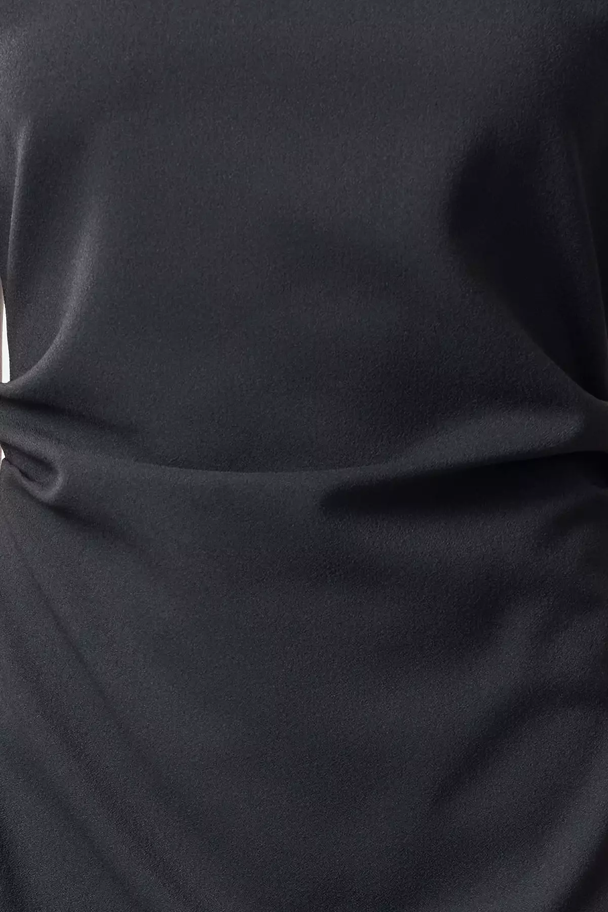 High Collar Midi Dress