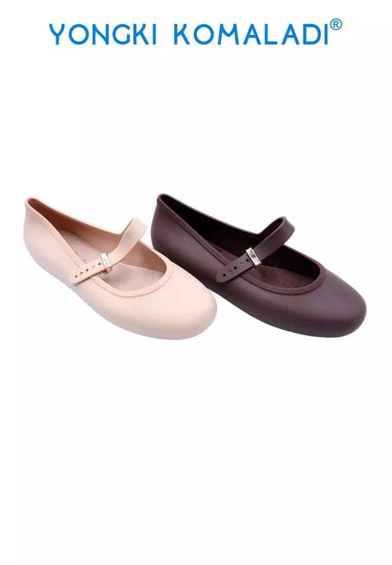 YONGKI KOMALADI JADIRA FLATSHOES OL-JSR8753-25 COKLAT