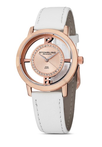 Winchester Tiara zalora 包包 ptt鏤空閃鑽手錶, 錶類, 皮革錶帶