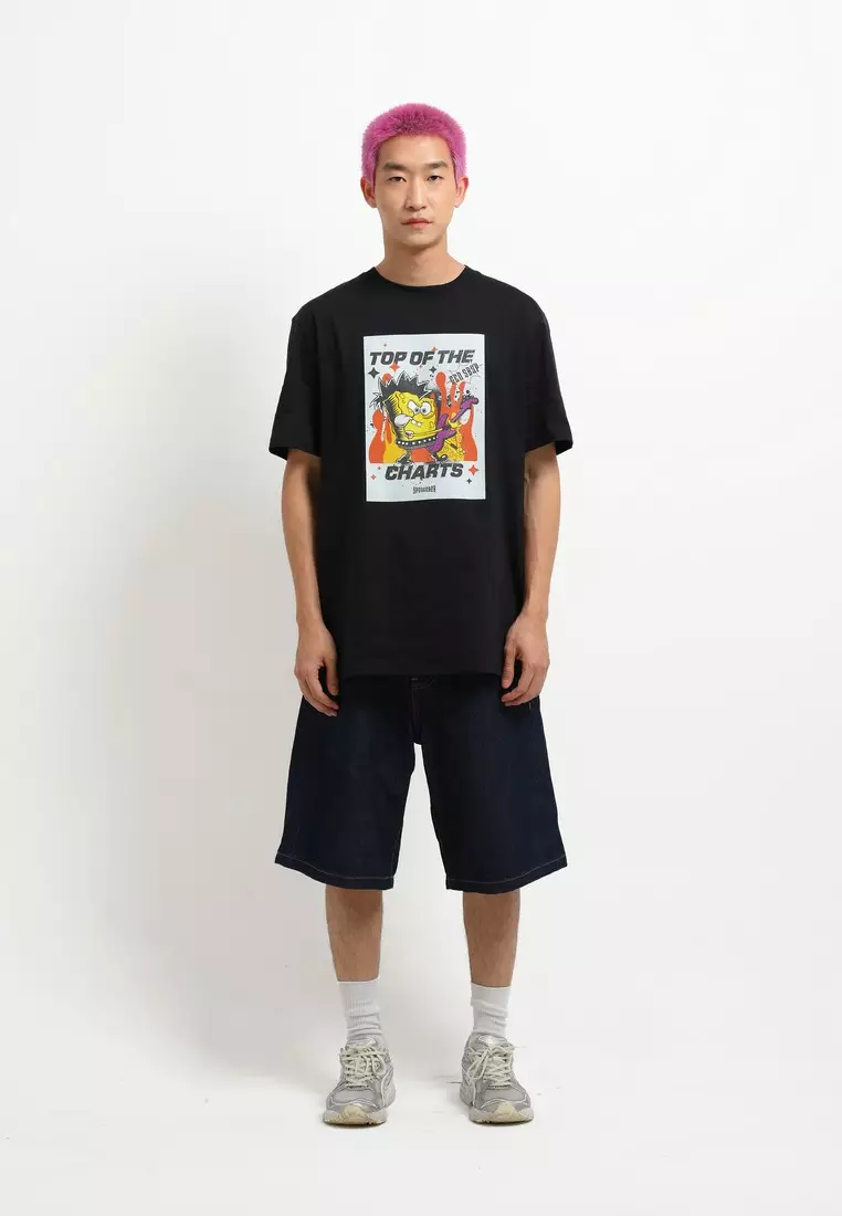 3Second Kaos Unisex Lengan Pendek Regular Fit Katun Rodger 370125