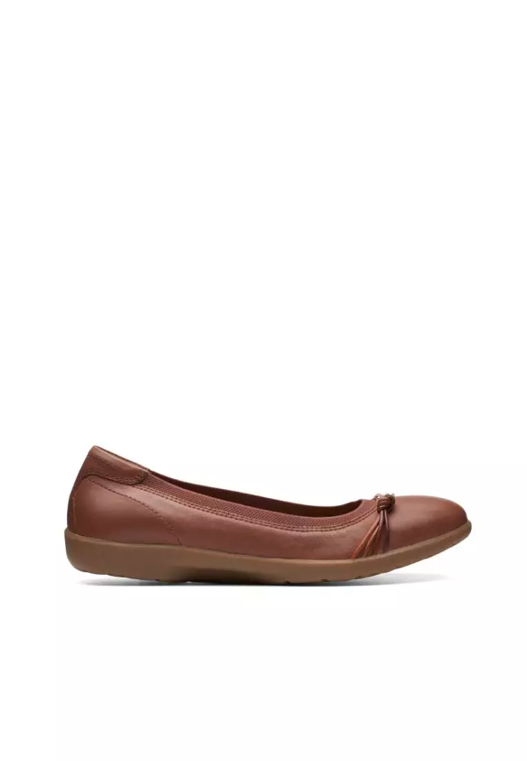 Clarks tan flats new arrivals