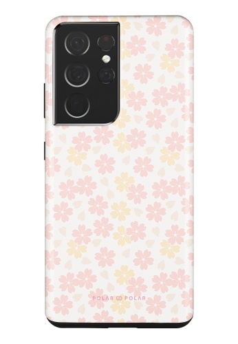Polar Polar pink Light Pink Sakura Samsung Galaxy S21 Ultra 5G Dual-Layer Protective Phone Case (Glossy) 3F4DFAC70AD651GS_1
