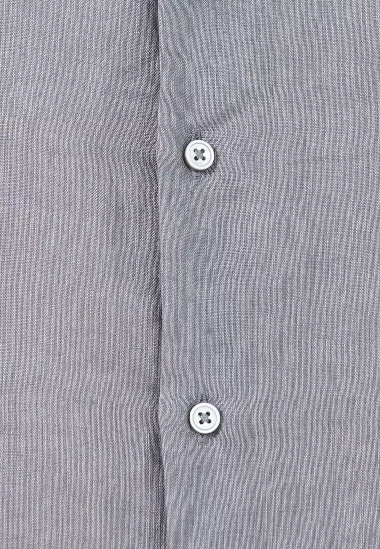 100% Linen Slim-Fit Shirt