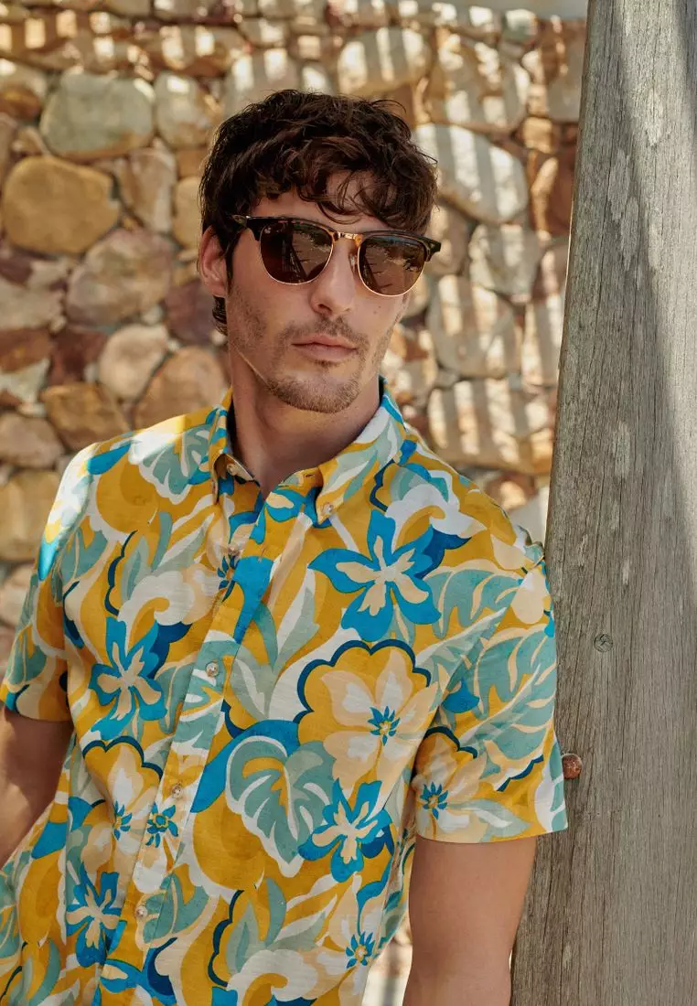 next mens hawaiian shirt