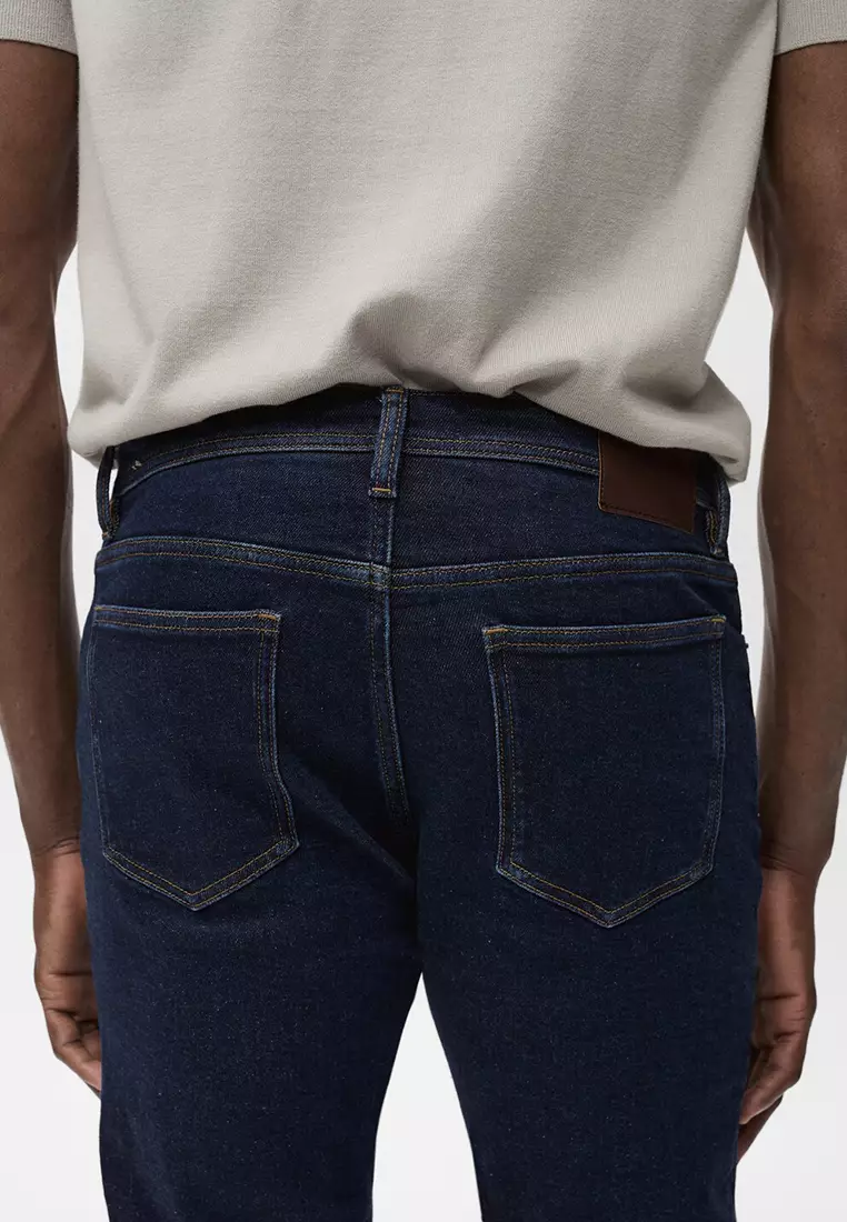 Jan Slim-Fit Dark-Wash Jeans