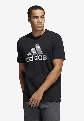 ADIDAS black camo bos graphic t-shirt 28715AA0401BCCGS_1