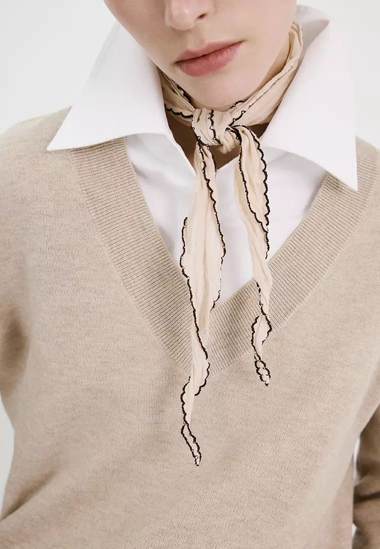 V-Neck Knit Sweater