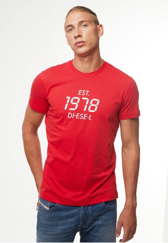 Diesel red T-DIEGOS-X42 MAGLIETTA T-Shirt C2D3DAAAAA8C31GS_1