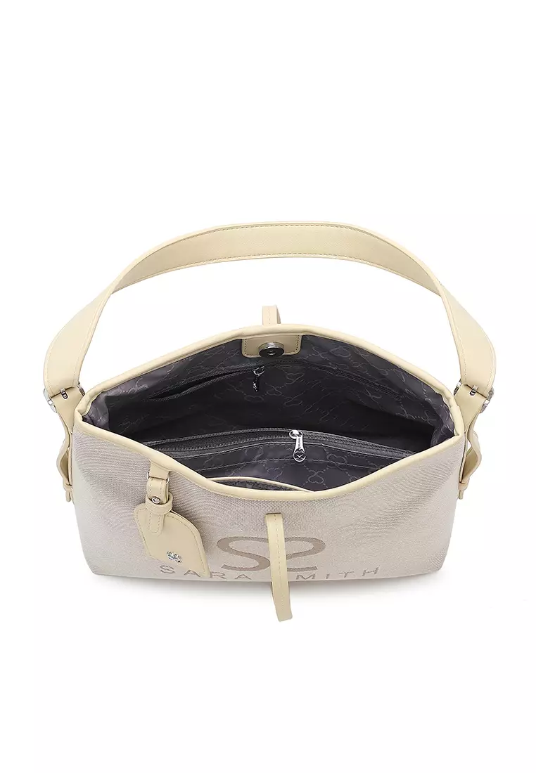 Women's Top Handle Bag / Sling Bag / Crossbody Bag - Yellow