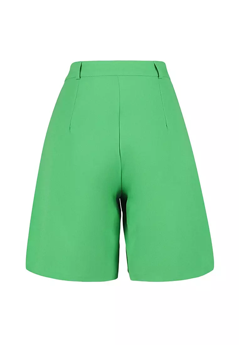 Buy Trendyol Green Shorts Online ZALORA Malaysia