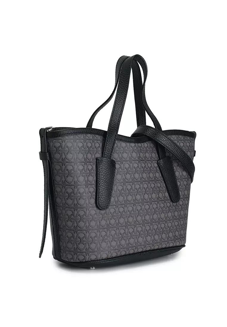 Never Without Bag Monogram Coated Small Tote Bag
