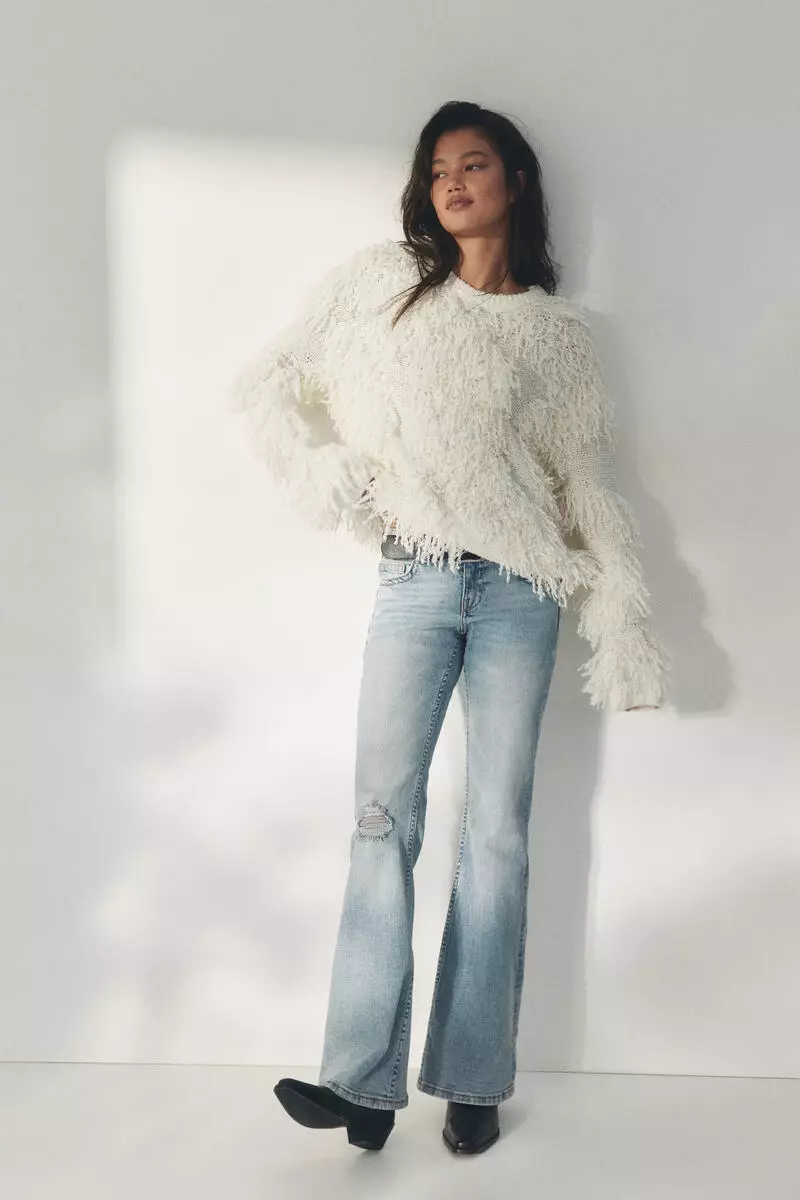 Flared Low Waist Jeans