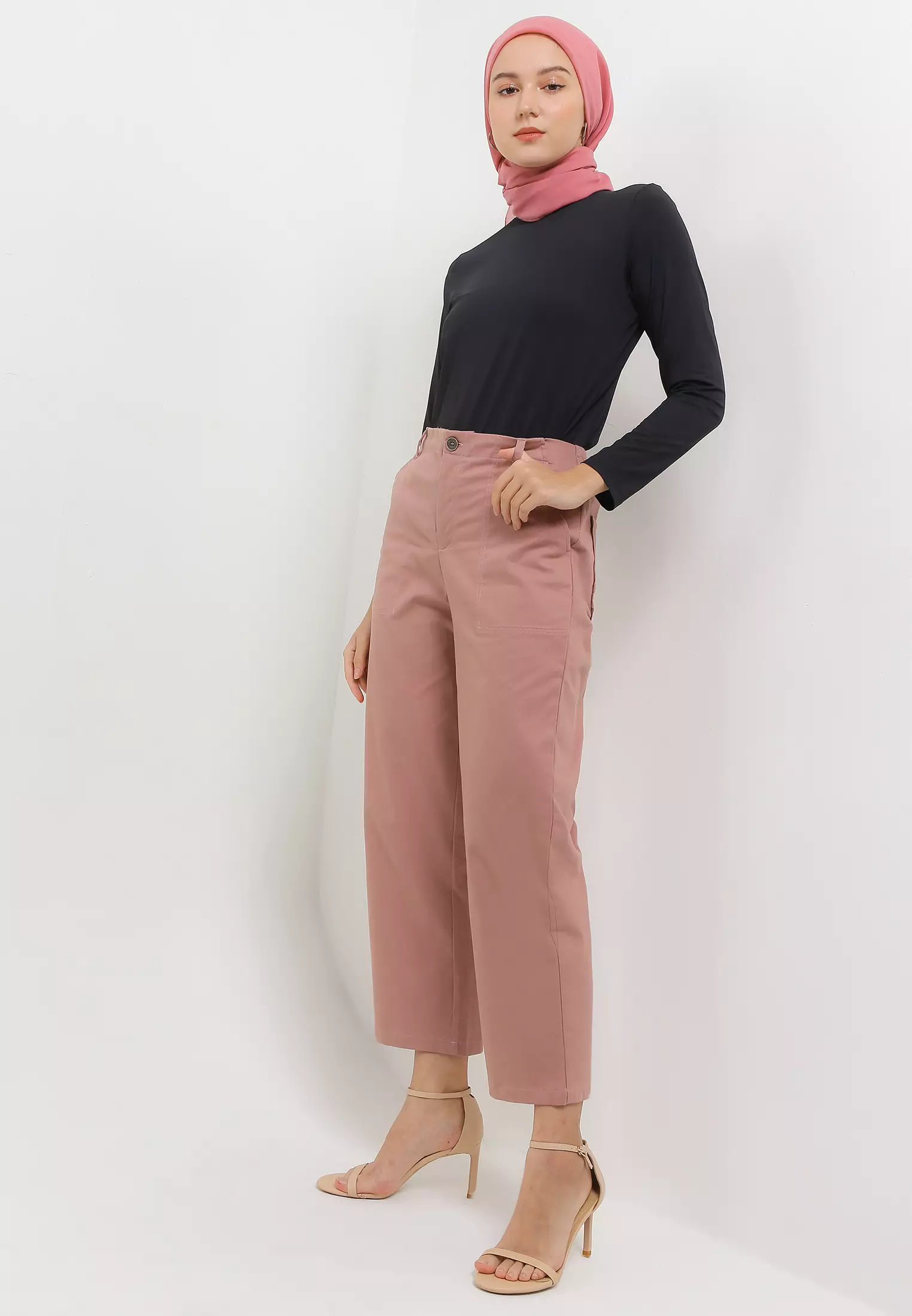 MFMW Quincy Celana Panjang Dusty Rose