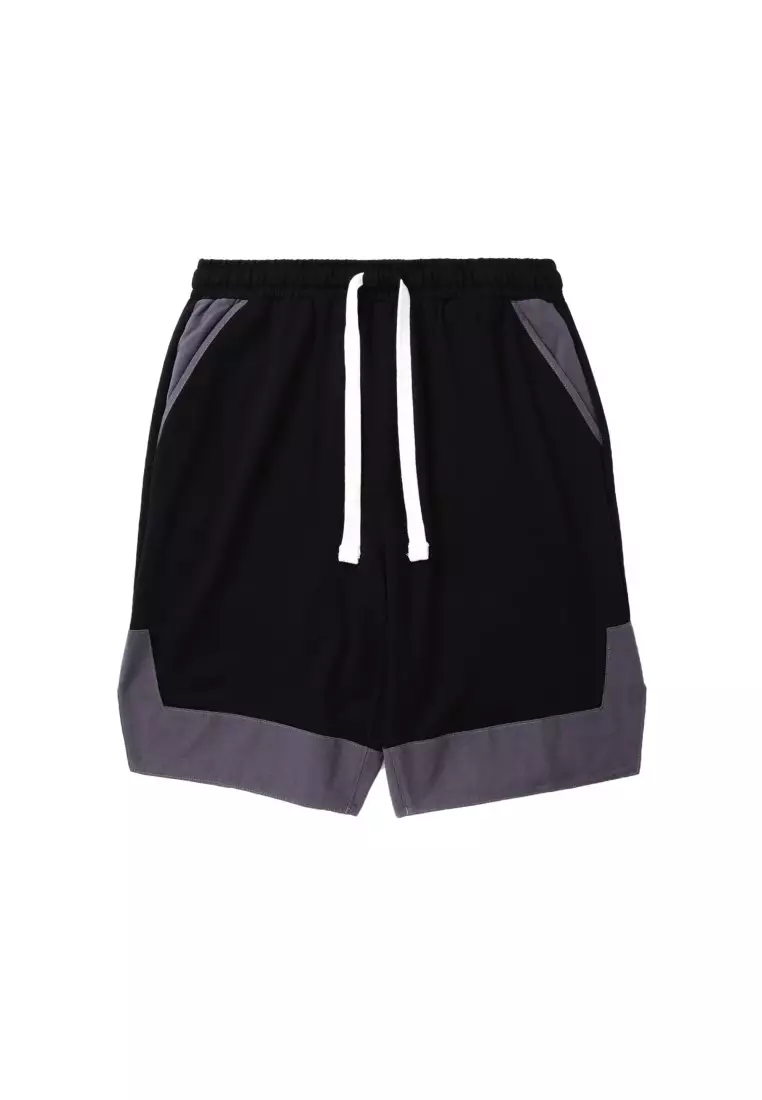 Mens black clearance knee length shorts