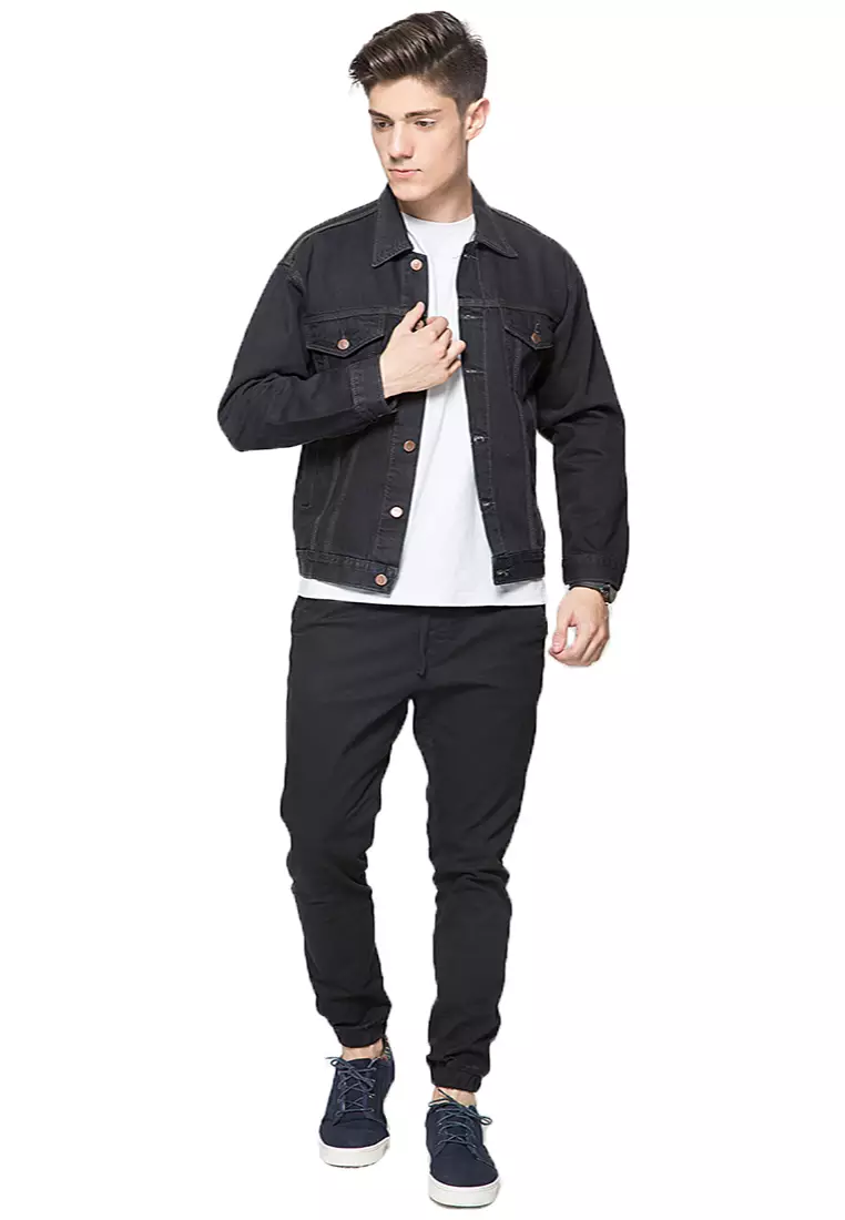 2Nd RED Jacket Jeans Basic Denim Nick Black 191803