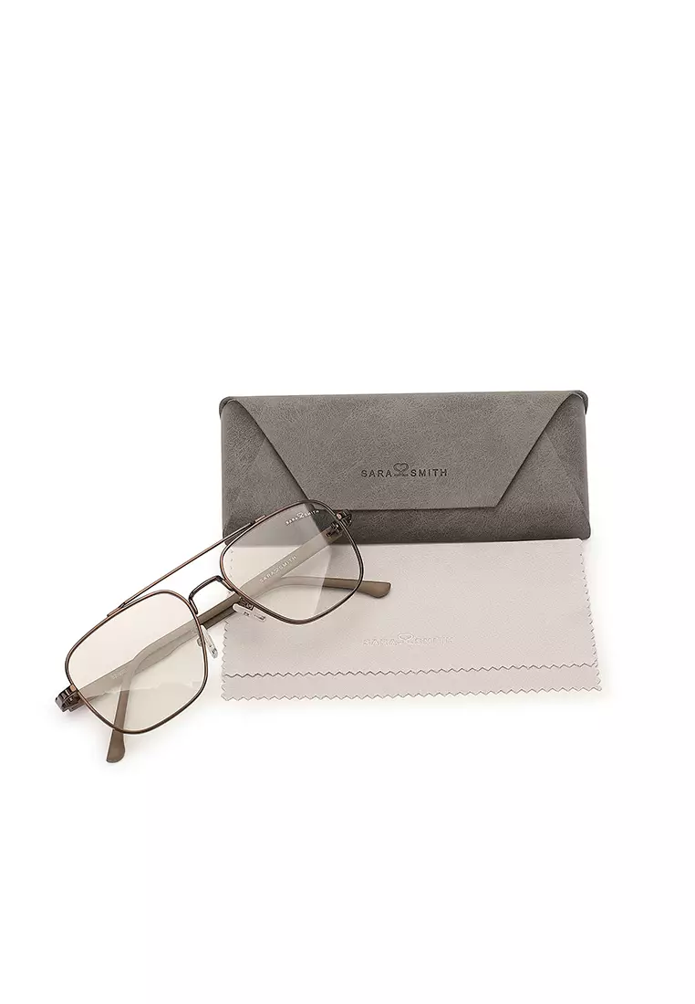 Unisex Photochromic Aviator Sunglasses (Kacamata Hitam) - Cokelat