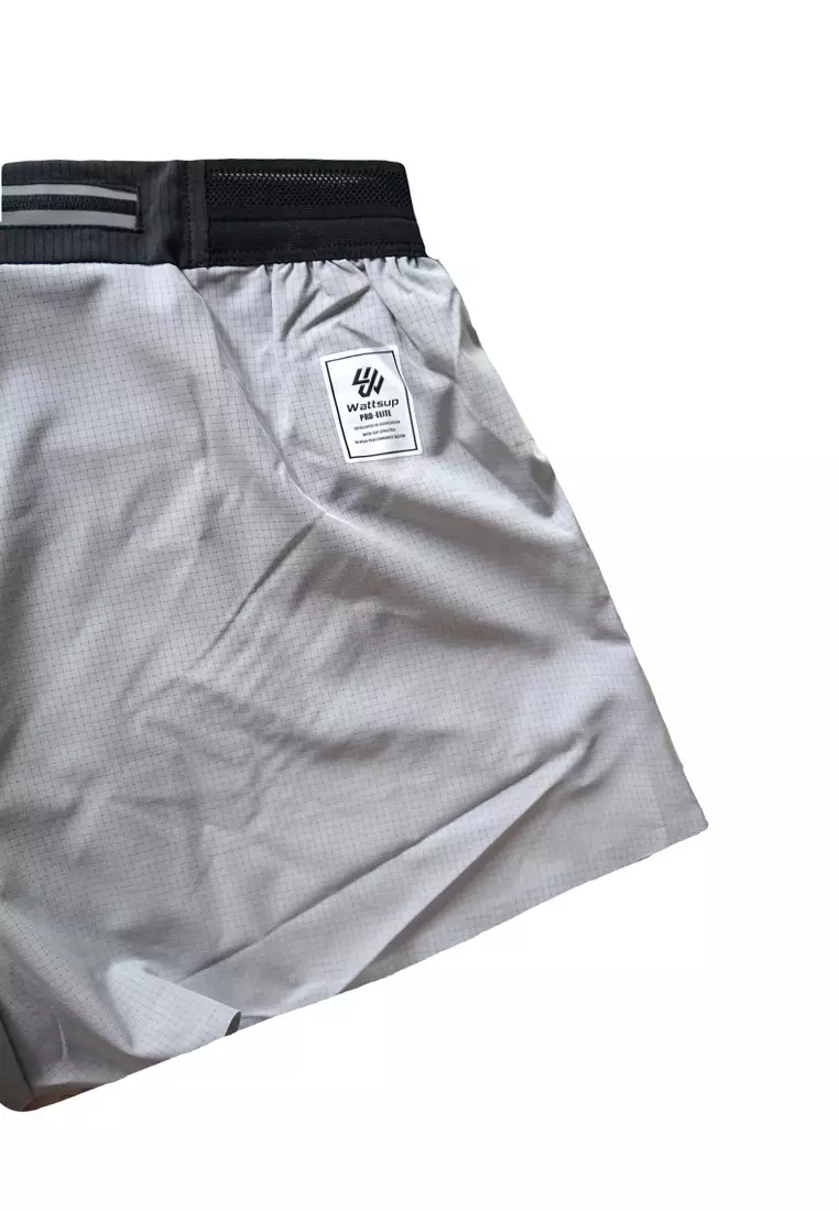 煙灰色青年跑步短褲 (男女同款)