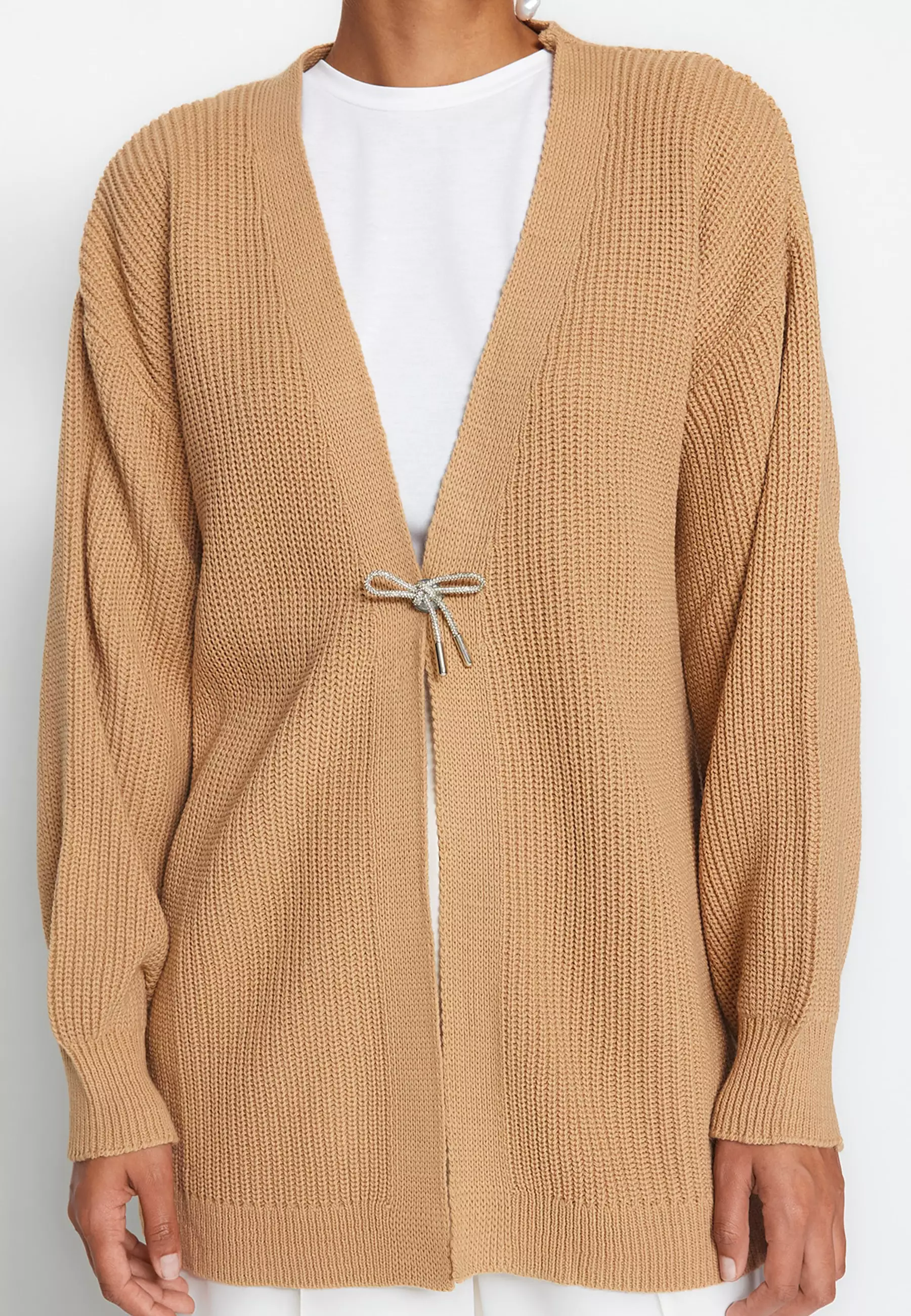 Long Sleeved Knit Cardigan