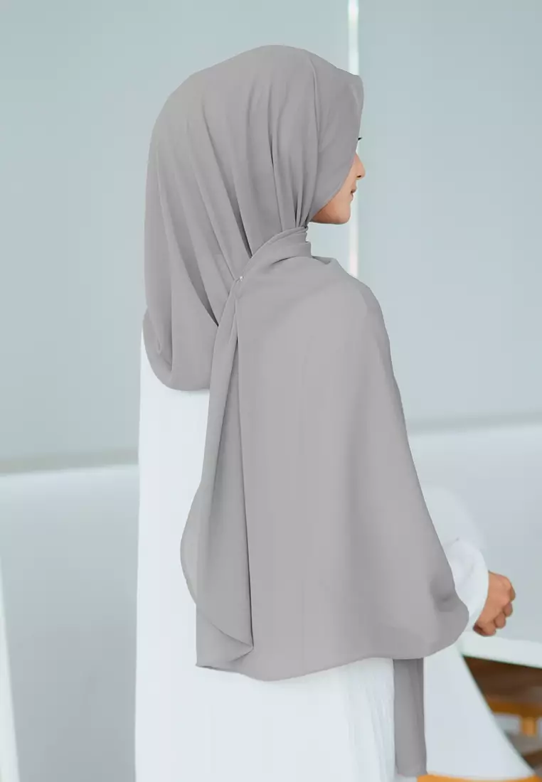 HIJAB INSTAN SAFFA - MONKEY GREY