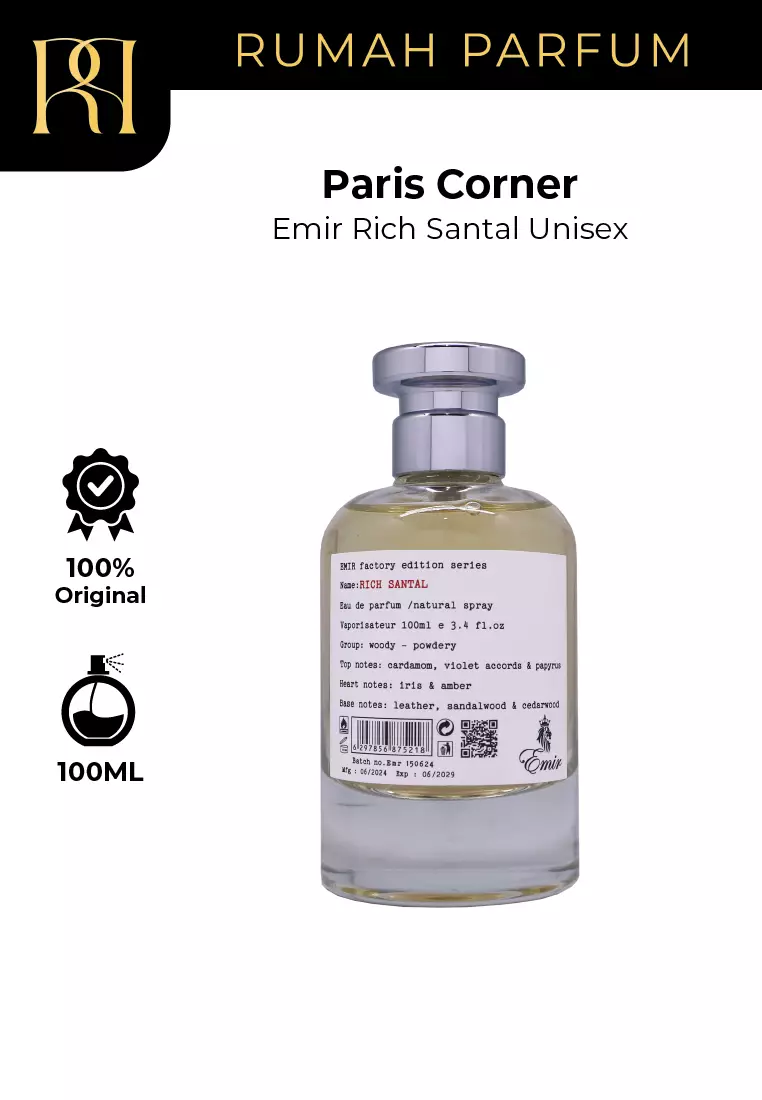 Paris Corner Emir Rich Santal Unisex 100 ML
