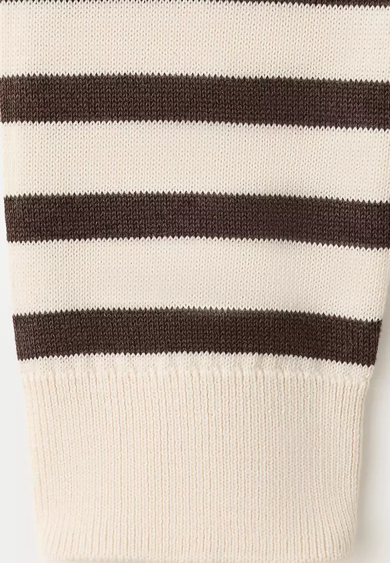 Striped Knit Cardigan
