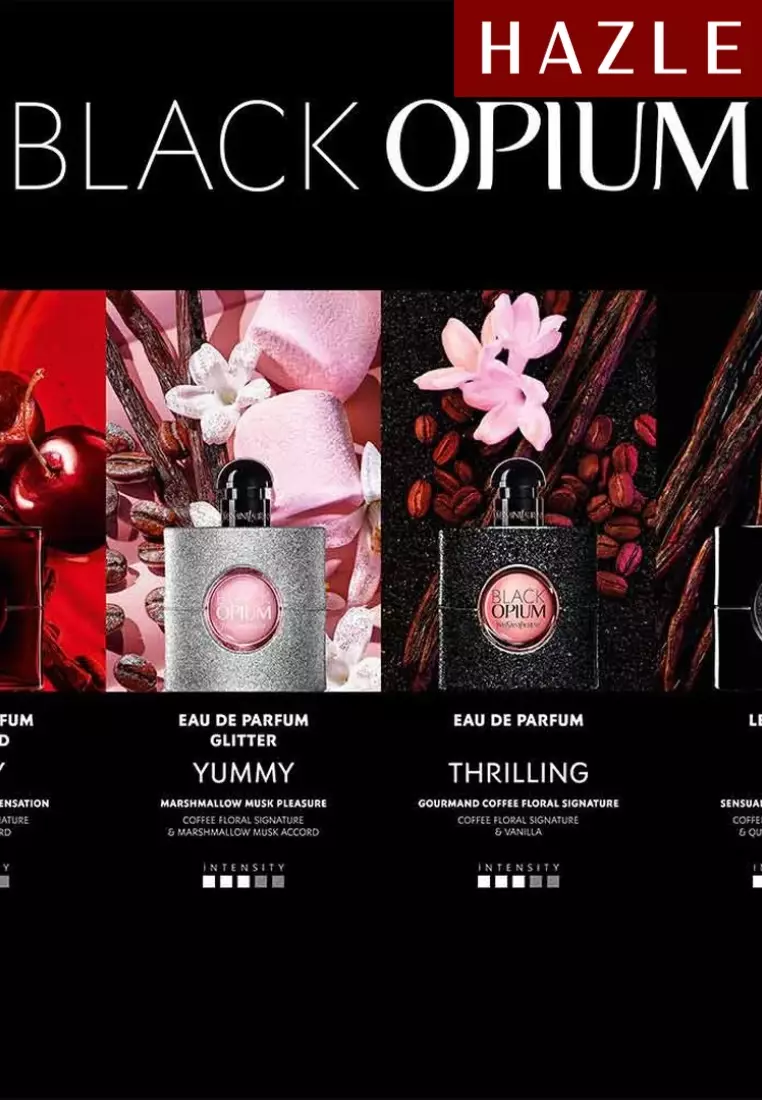 Jual Yves Saint Laurent Black Opium Glitter Woman EDP 90 ml