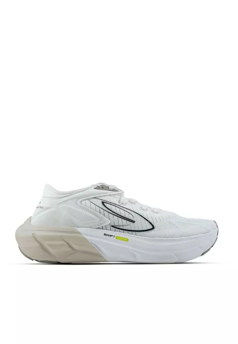 910Nineten HIROSHI Sepatu Lari  - PUTIH/ABU/HITAM