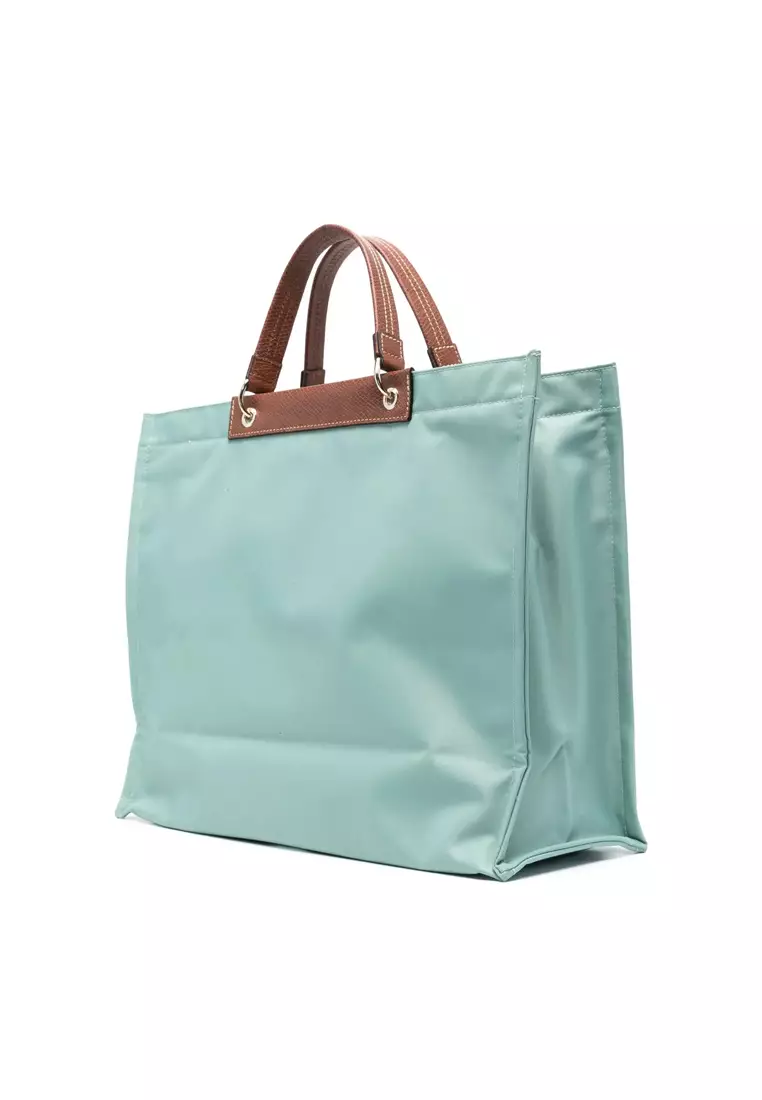 LONGCHAMP Cabas L トートバッグ ナイロン×レザー A4 10306 HGH LONGCHAMP Cabas L トートバッグ ナイロン×レザー A4 10306 HGH