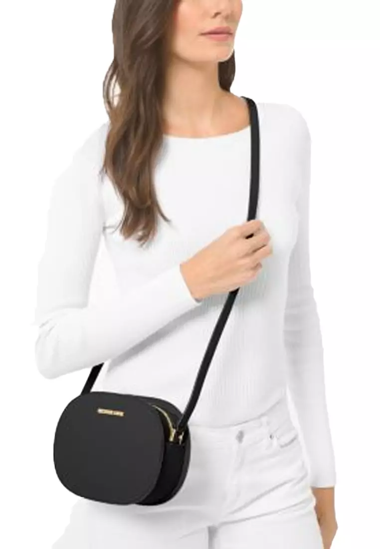 JET SET TRAVEL黑色标志性女士斜挎相机包