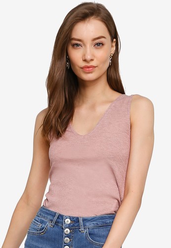 Jual Koton Rib Jersey Tank Top Original Zalora Indonesia