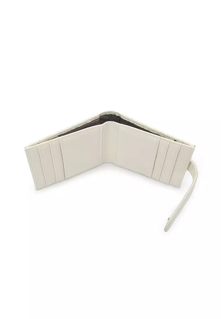 Women's Short Purse / Card Holder - White