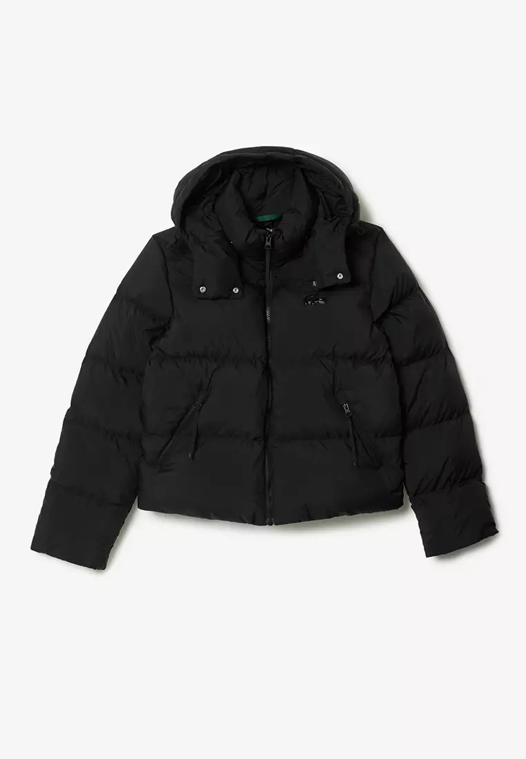 Padded Down Logo Jacket with Hood