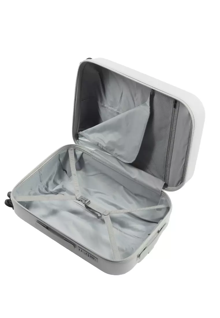 Puff 28"  Hard Case Luggage In Gray
