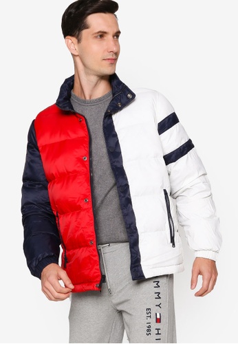 Tommy hilfiger long sleeve padded jacket clearance