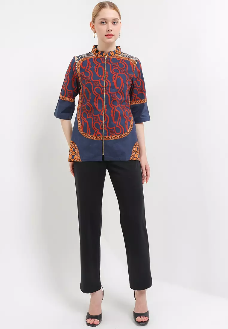 Blouse Batik Parang Kawung