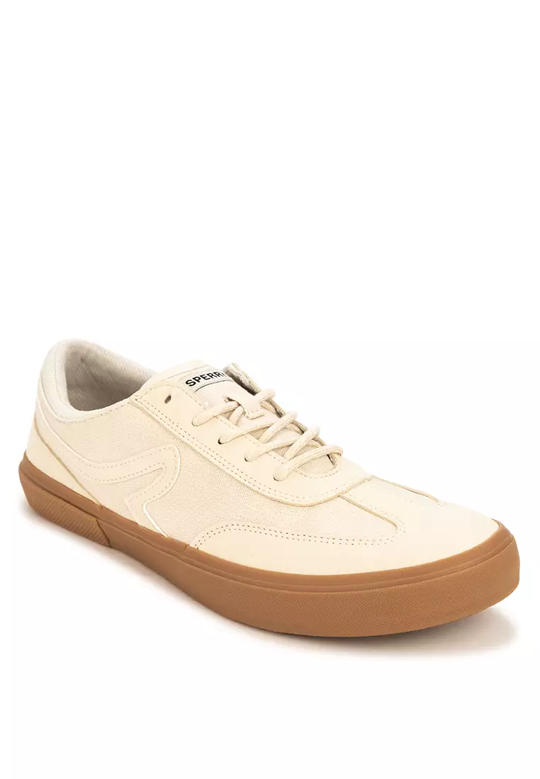 Discount on Sperry  shoes - SKU: Men's Crossjack Court Sneaker White (STS25816)