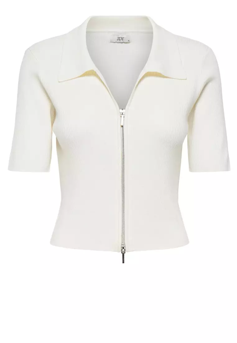 Two-Way Zip Cardigan