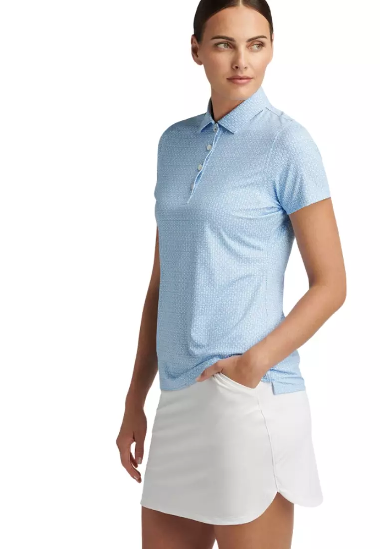 Peter Millar Women's Mar-Tee-Ni Break Short-Sleeve Button Polo