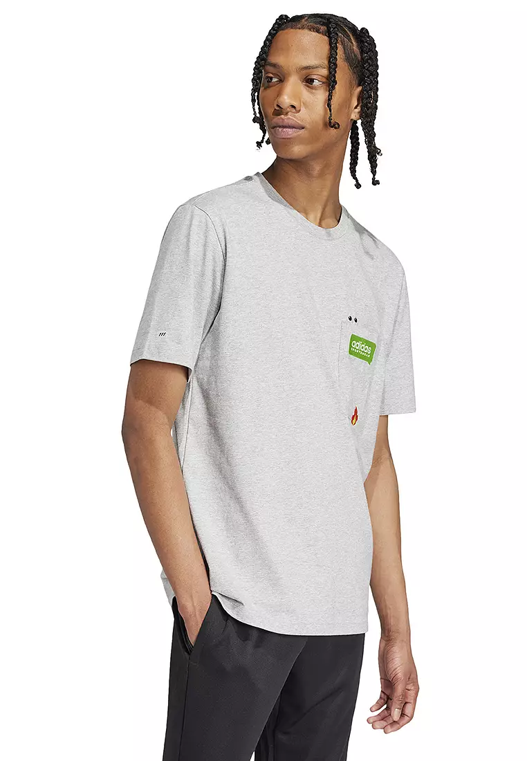 Buy ADIDAS Remoji Pocket Graphic Tee 2025 Online | ZALORA