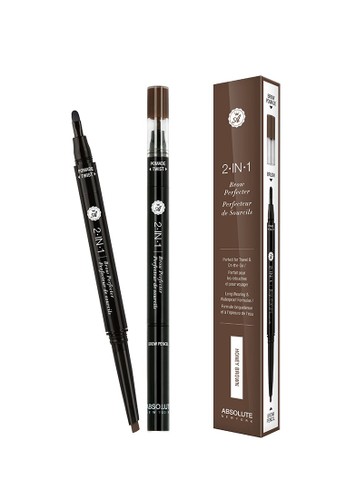 Absolute New York brown 2 In 1 Brow Perfecter  - Honey Brown C4953BE2E6B760GS_1