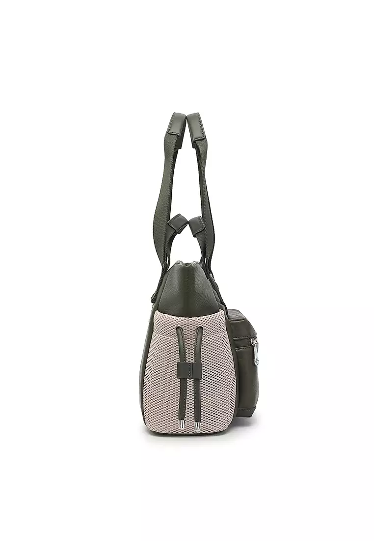 Women's Top Handle Bag / Sling Bag / Crossbody Bag (Tas Selempang / Tas Tangan) - Hjau